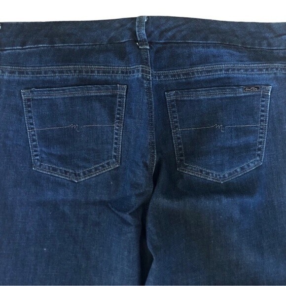 Melissa McCarthy Seven7 Slim Boot Cut Jean 20WX29” Slimming Silhouette Dark Wash - Picture 4 of 10